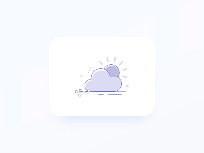 Weather - Empty State art concept design dribbble flat icons iconspace illustraion ui uidesign ux vector weather icon