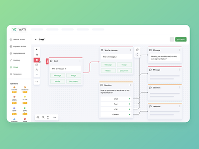 Flow Builder Screen | UI Design