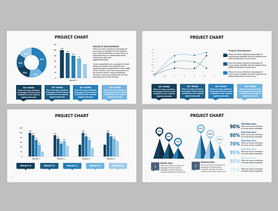 PROJECT CHART SLIDE design infographic powerpoint