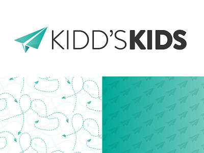 Kidd's Kids Logo and Patterns gradient logo non profit pattern