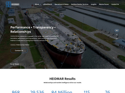 Website - Oil company hero design ui web design web web design