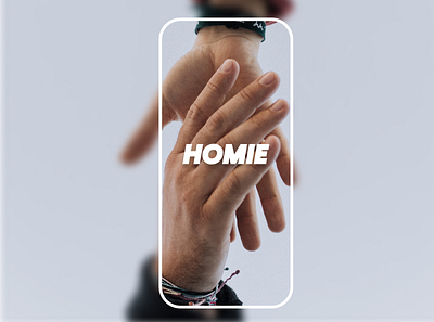 Homie | Splash screen app design mental health minimal mobile app mobile ui pictures splash screen ui uidesign uiux ux wellbeing