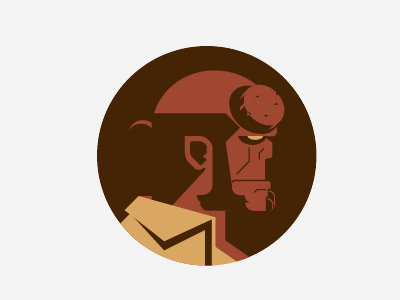 Anung un Rama comics darkhorse flat headgear hellboy icon illustration minimalist muted profile