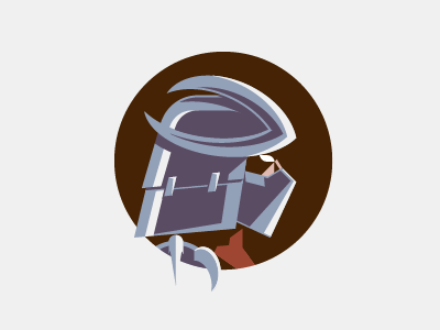 Shredder flat headgear icon illustration ninja turtles profile tmnt