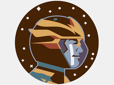 Star-Lord 2 comics design flat headgear icon illustration marvel profile