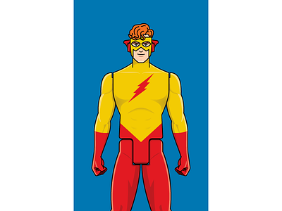 Kid Flash figure figure kid flash teen titans toy