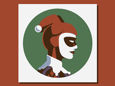 Headgear: Harley Quinn animated batman harleen quintal harlequin harley quinn hat headgear jester pom poms