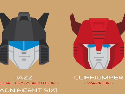 growing cast of characters autobot cliffjumper illustration jazz minimal transformers vector