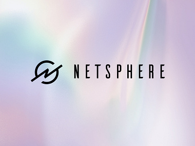 NETSPHERE branding earth illustration logo net network sphere tech