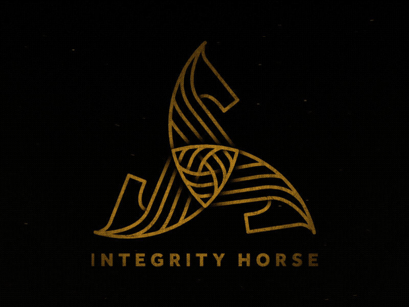 IH - Logo Animation animation branding horse line logo stroke