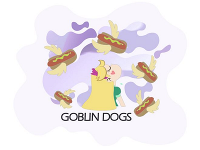 Goblin Dogs design disney dribble flatdesign ilustration