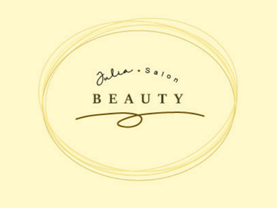Logo (Julia Salon Project) 2.0 beauty brand design graphic design logo salon simple