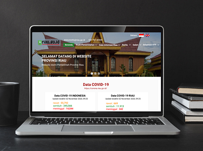 Redesign Goverment System Website of Province Riau (Website) design mockup ui ui design ui ux user interface web design website