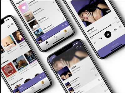 Music Player App challenge concept mobile music music player ui design