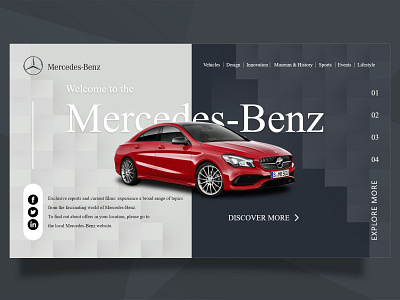 Cars website design ui web website website concept website design