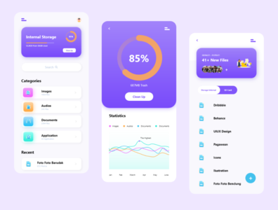 File Manager App by Maulana Yusuf on Dribbble