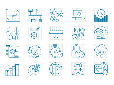 Technology Icons branding icon web