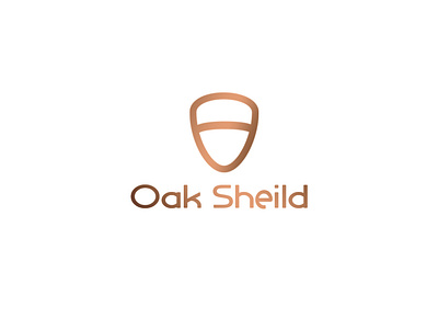 Oak Sheild design icon illustration logo modern logo