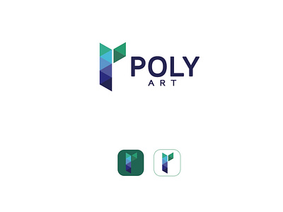 Poly design logo logo new logodesign logotype poly polyart