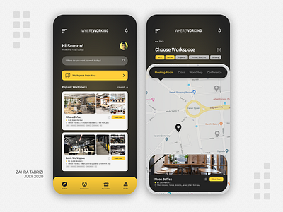 Coworking Space Booking App