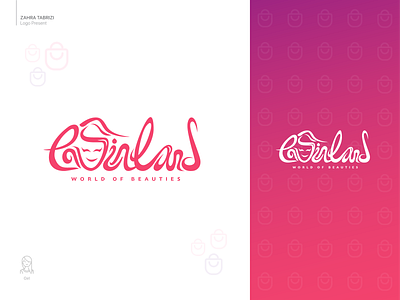 Lavin Land art branding design logo