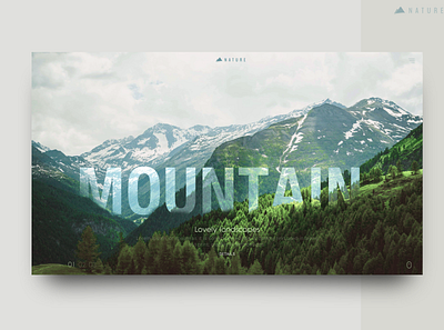Nature, Mountain web design design web web designer webdesign