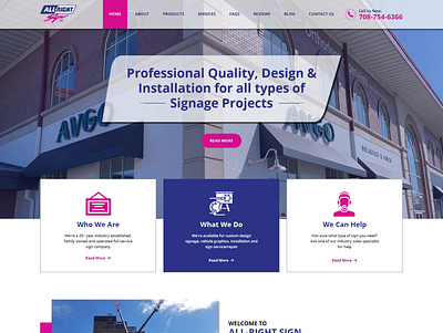 All Right Sign Landing Page branding design flat landingpage photoshop typography web web design