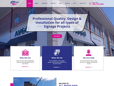 All Right Sign Landing Page branding design flat landingpage photoshop typography web web design