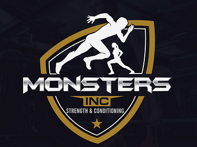 Monsters INC branding design icon illustration illustrator logo vector