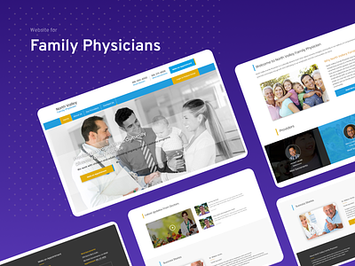 Family Physicians allergy docotrs graphics design healthcare medical patient photoshop physical physicians practitioner ux design