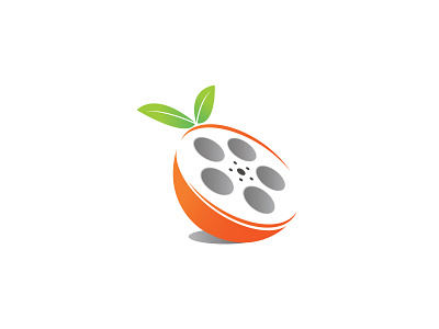 OrangeVideos Logo branding identity illustration logo logo design