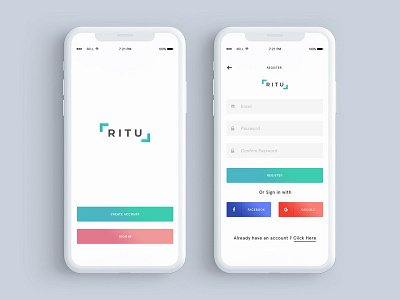 Sign Up Screen app icon minimal mobile app mobile ui ui uidesign uiuxdesign ux