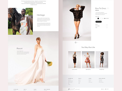 Web UI Design for Online Boutique clothing design ecommerce elegant fashion minimal ui ui ux uidesign user experience design user interface ux web