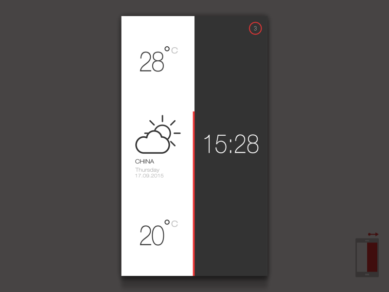 Weather and Time2 - right load motion time weather