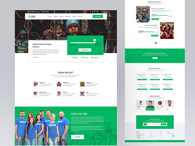 ForGood Charity Homepage Design 2020 2020 trend charity charity website clean creative dailyui homepage interface landing page uiux webdesign