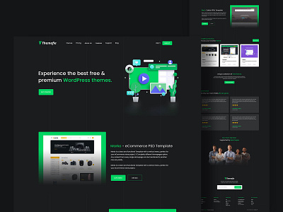 themefie - Homepage Design 2020 2020 trend agency software software agency theme themefie themeforest web webdesign website