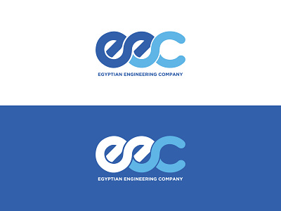 Egyptian Engineering Company logo (eec) branding design flat graphic design icon illustration logo minimal type vector