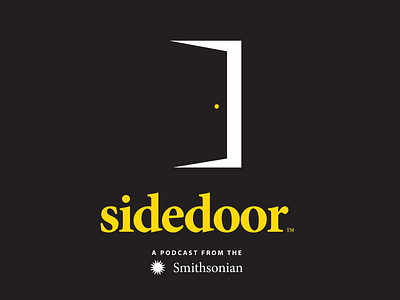 Sidedoor Podcast Logo branding design illustration logo