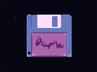 Amiga Demo Floppy amiga amigademo deluxepaint demoscene floppy floppydisk pixels