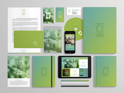 Tamir concept castle corporate image design graphic sat smartphone tamir