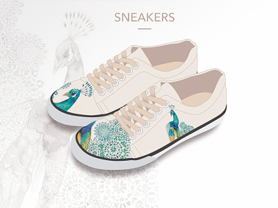 Sneakers Concept concept design peacock shoes sneaker