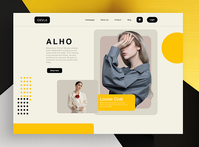 Minimalist Fashion Website Design design graphic design ui uidesign uiux ux uxdesign