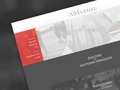 AS LEGAL single page website lawyers legal responsive single page website