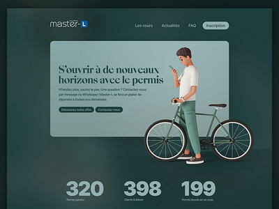 master-L website layout page responsive ui website