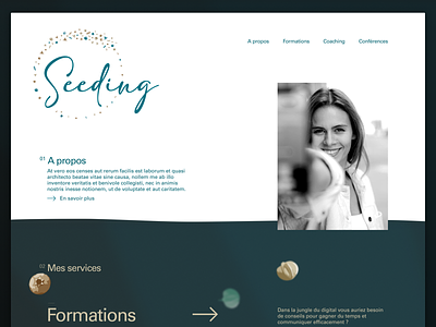 Seeding header page responsive ui ux web website