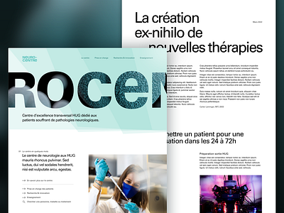 neurocenter layout page responsive ui web website