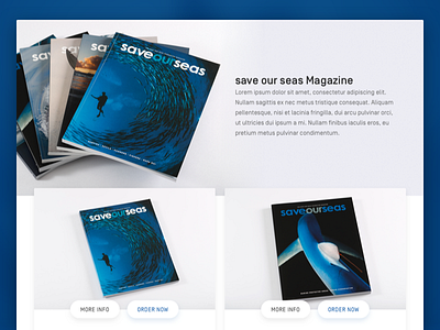 Save Our Seas – media library library magazine media responsive shop web website