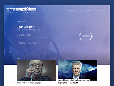 Dreampixies - home page home menu news page responsive web website