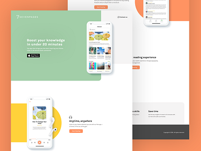 SEVENPAGES - Homepage Design