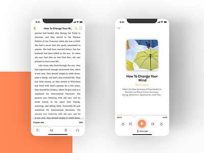 SEVENPAGES - Reading Experience app design ios